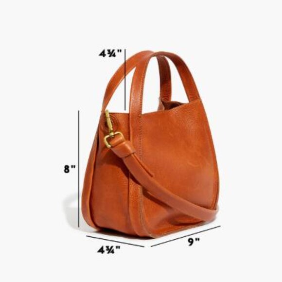 Madewell The Sydney Zip Top Leather Crossbody - Picture 14 of 15